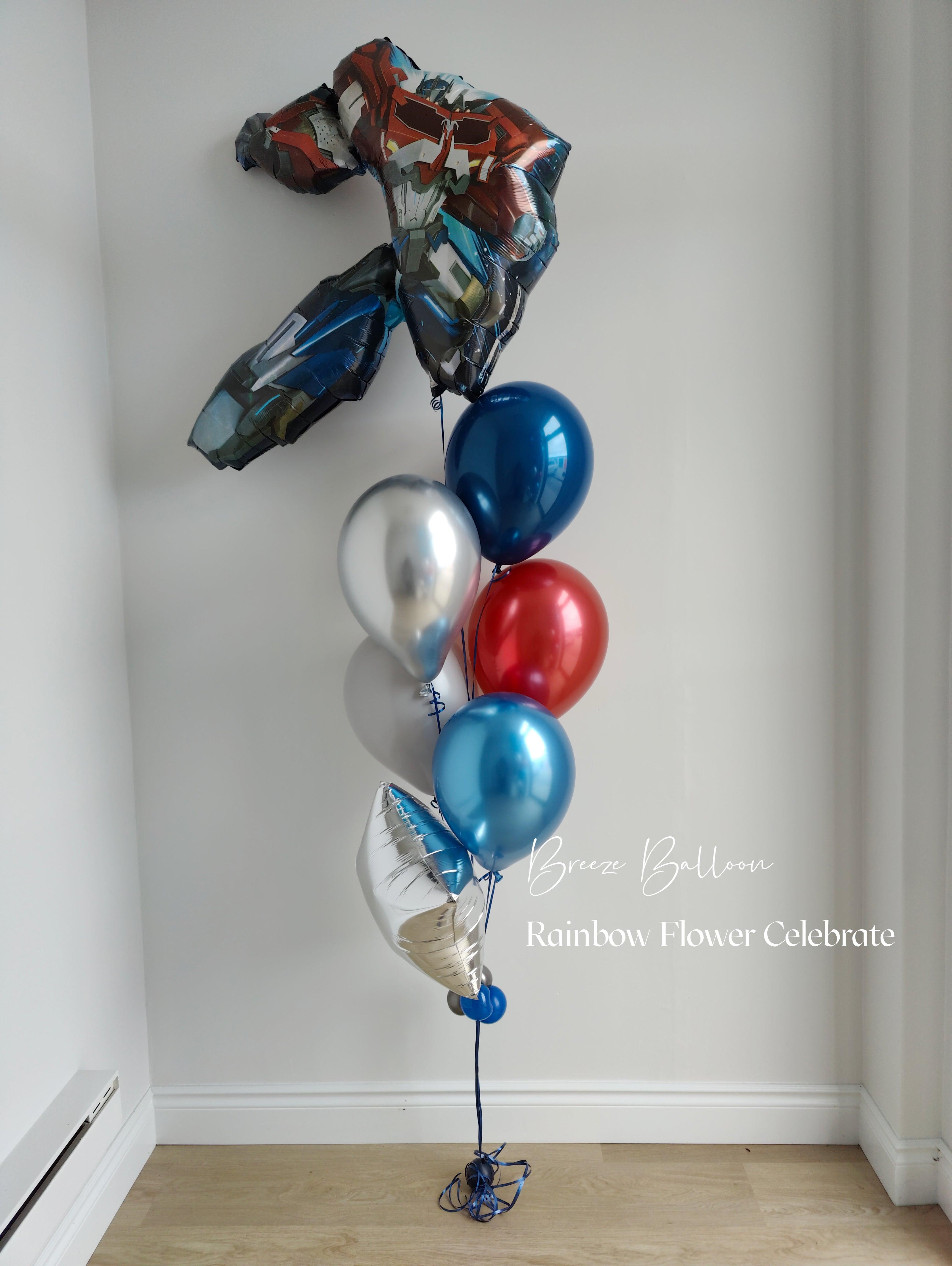 Themed Helium Bouquet| In Store Pickup - Rainbow Flower Celebrate