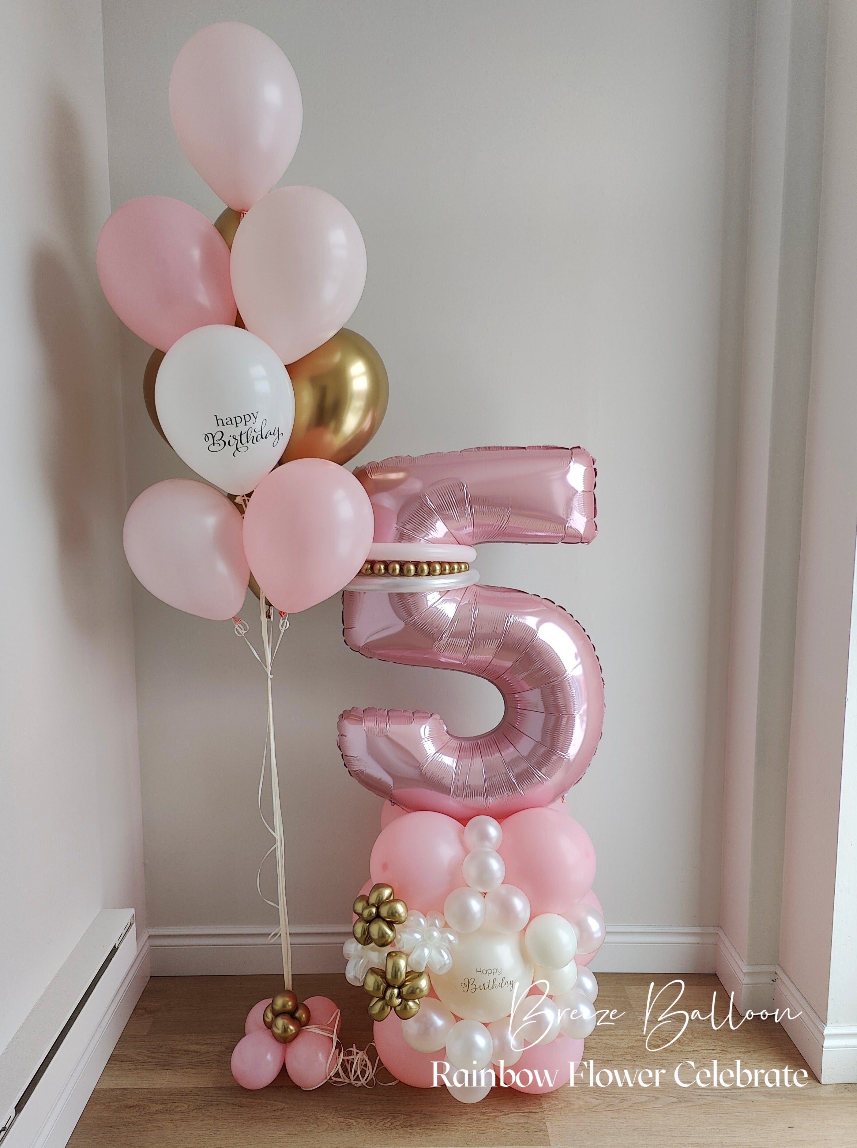 Helium Balloons Arrangement 