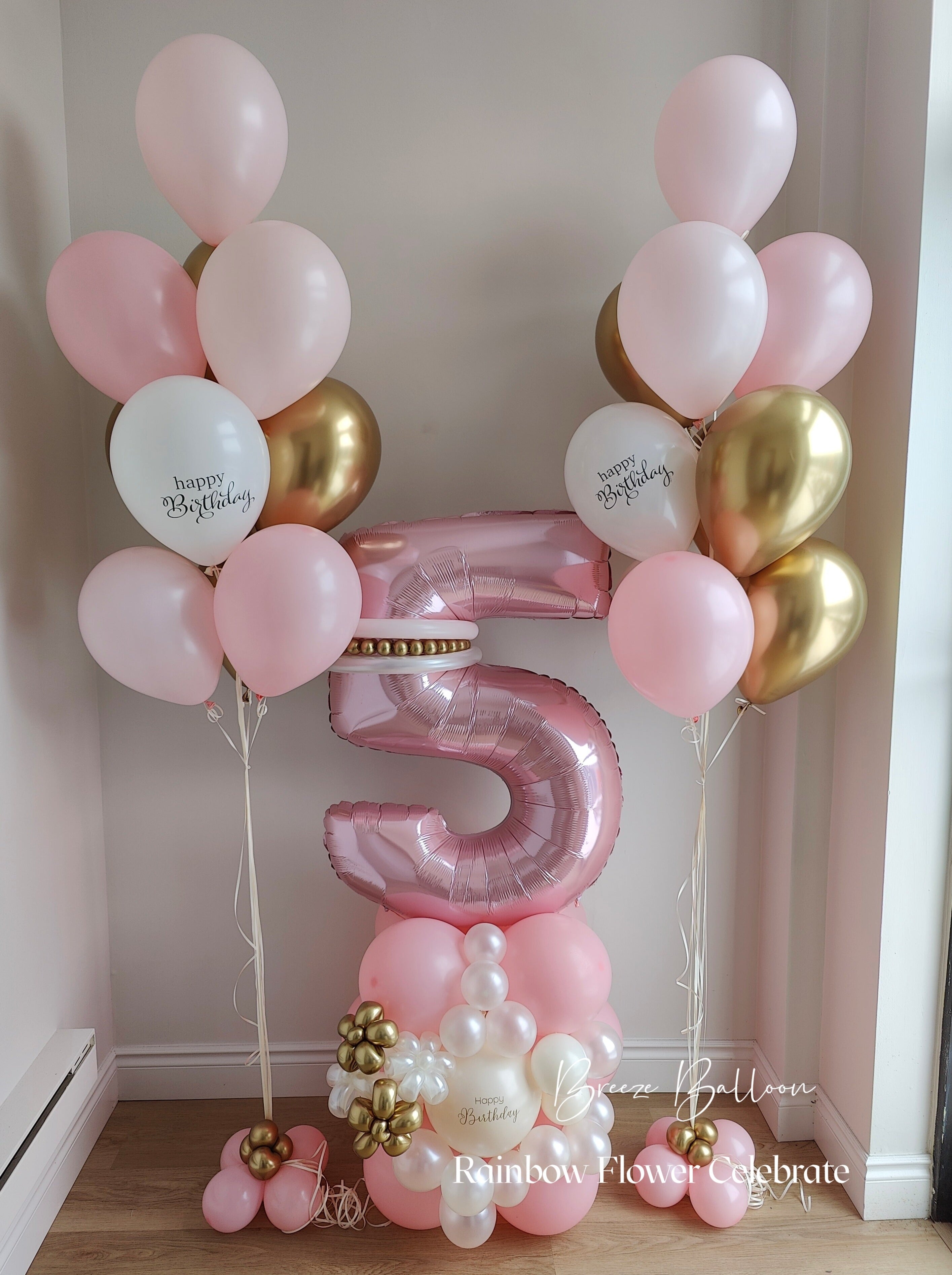 Helium Balloons Arrangement 